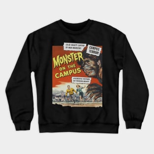 Monster On The Campus Movie Poster Crewneck Sweatshirt